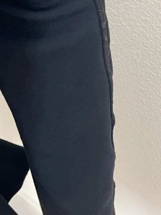 Blanc Noir Black Moto Jacket Peplum Zip Front Fitted Size M Chic - Picture 9 of 14